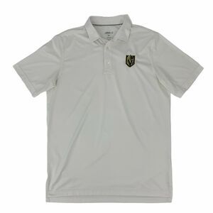 Las Vegas Golden Knights Johnnie-O Polo Shirt Men's Size M White Short Sleeve
